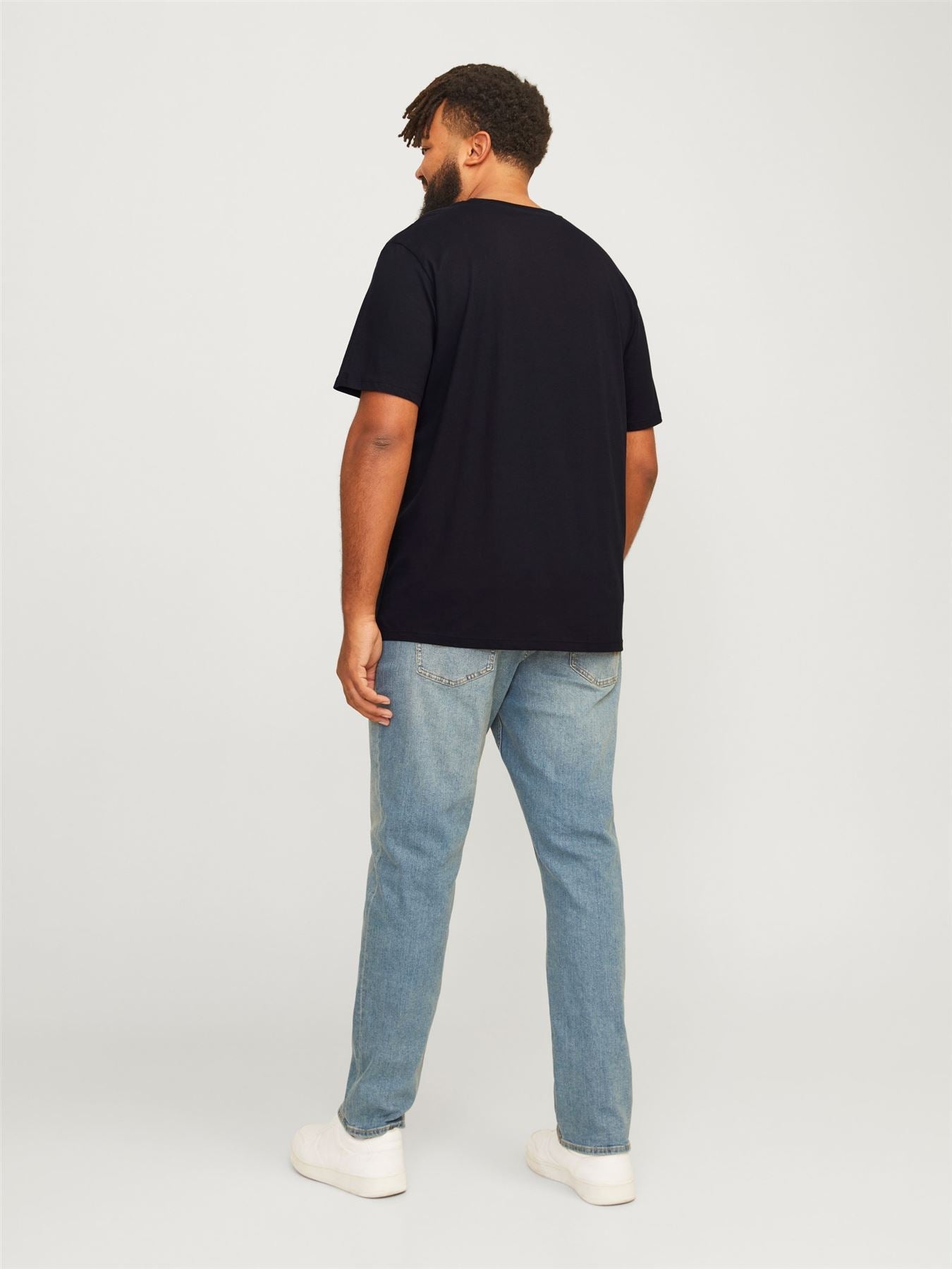 JACK & JONES Plus Size Short Sleeve Brand Logo T-Shirt for Men in 2 Colours, 2XL-6XL
