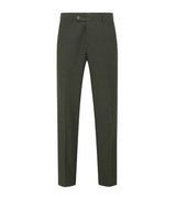 Skopes Jude Suit Tailored Fit Trousers For Men in Olive Green Tweed Herringbone, 30W to 58W