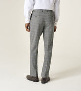 Skopes Dettori Suit Tailored Fit Trouser For Men ins Brown Blue Check, 30W-58W