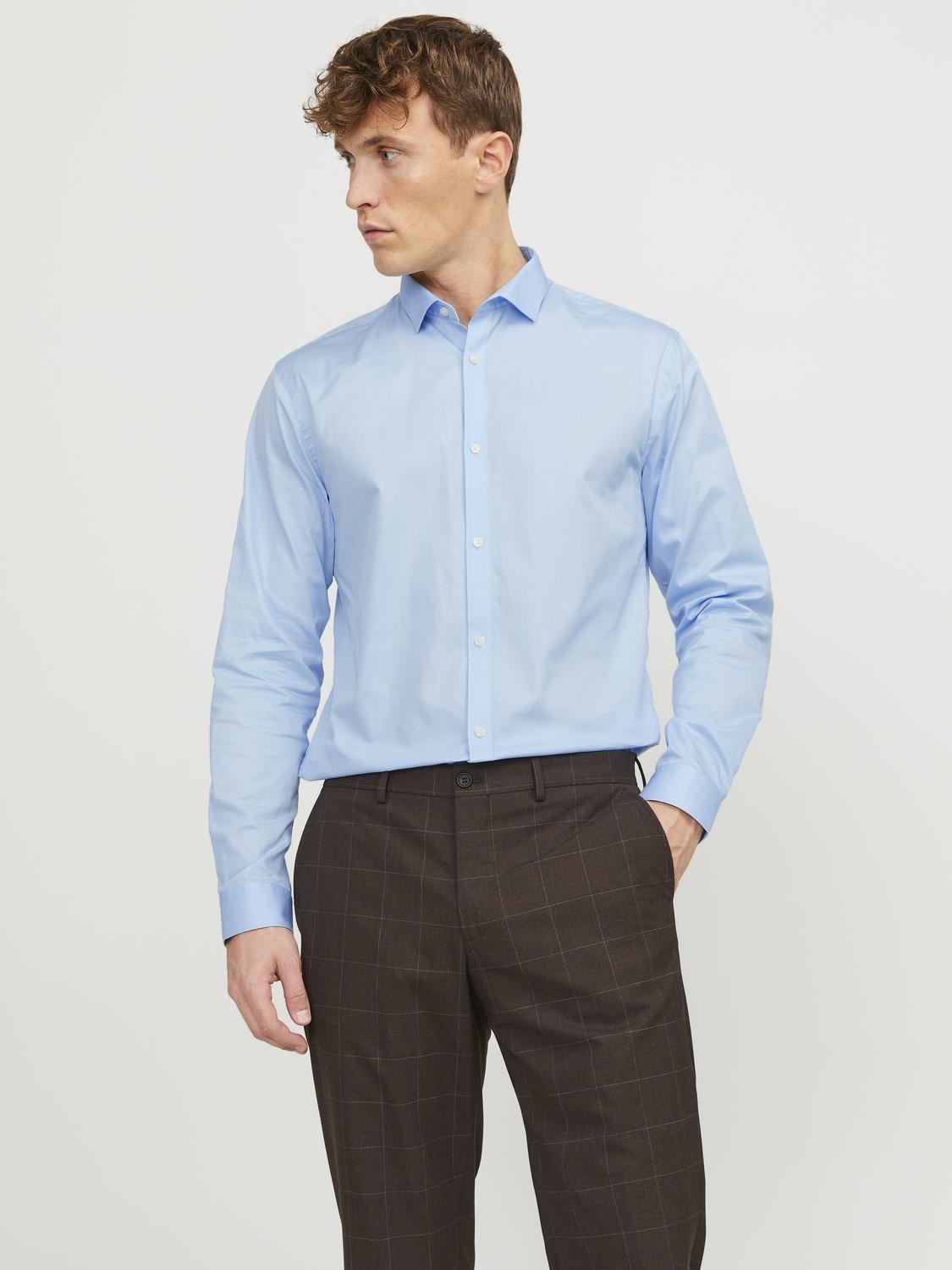 Jack & Jones Long Sleeves Slim Fit Shirt For Men (JPRBLACARDIFF) in 4 Colours, L-XL