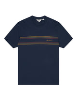 Ben Sherman Original Mens Stripe Logo Tee  in 2XL-5XL