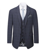 Skopes Tailored Fit Men's Anello Suit Jacket in Blue 34 to 62