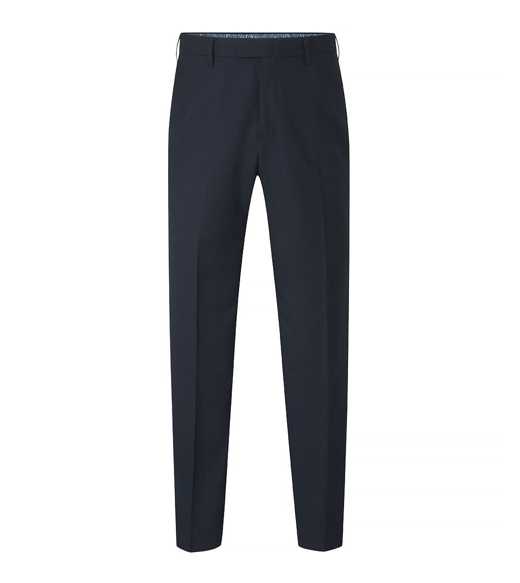 Skopes Tapered Fit Harcourt Suit Trouser For Men in Navy Ink Tweed Effect, 30W-42W