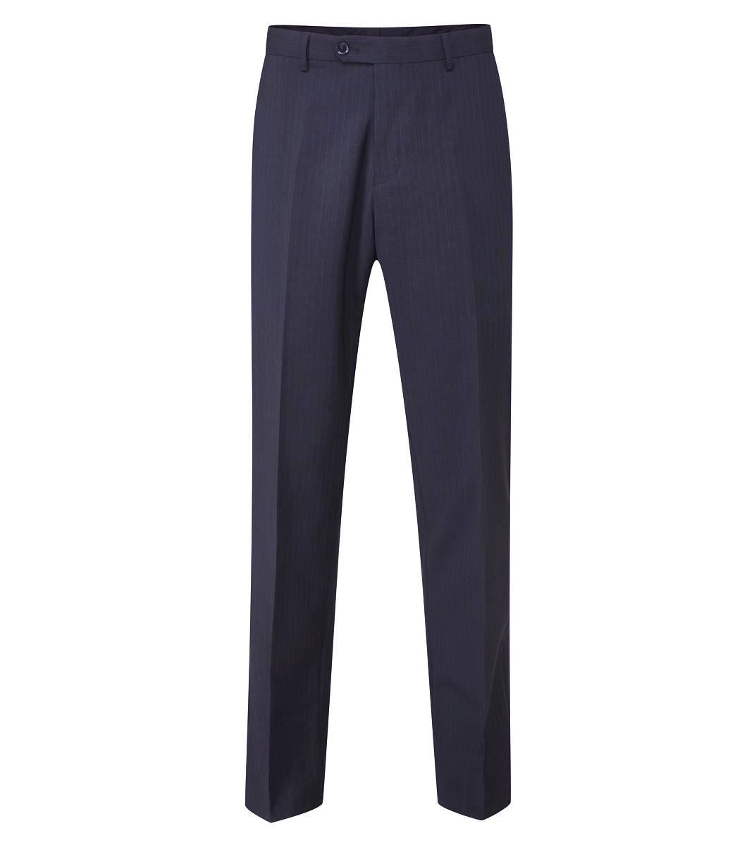 Skopes Darwin Suit Trouser For Men's in Navy Stripe, 60 to 68