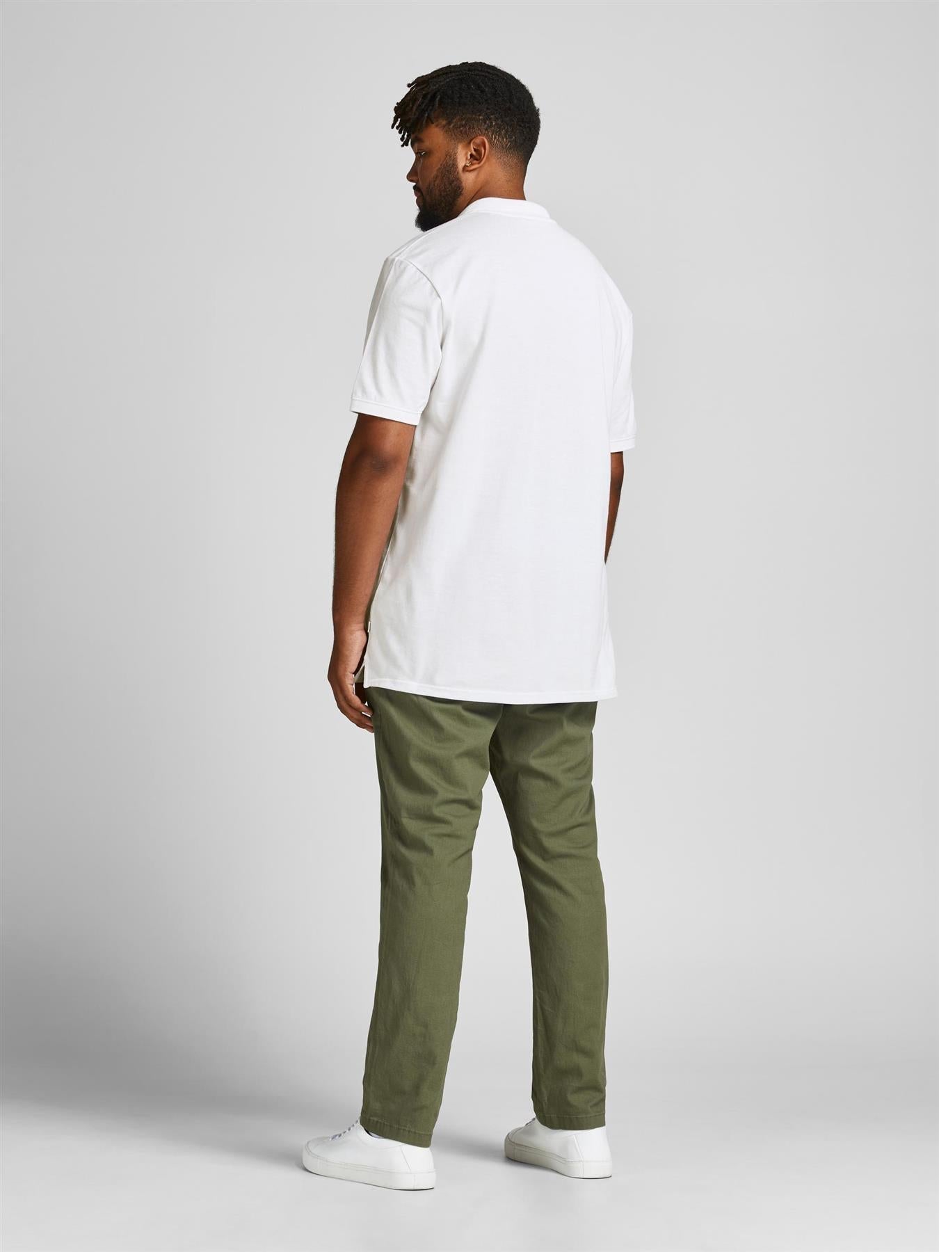 Jack & Jones Plus Size Men's Pique Basic Polo in XL-6XL, 3 Colours