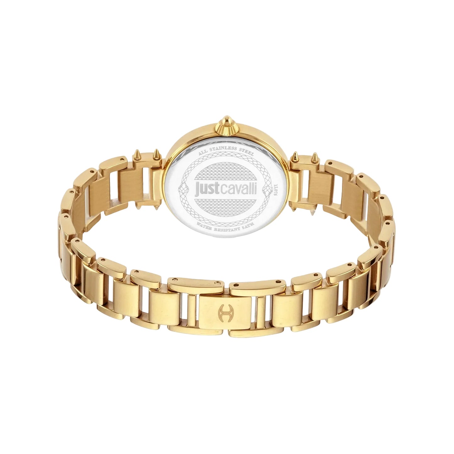 Just Cavalli Women's Gold Stainless Steel Watch, Silver Dial Jc1l076m0135