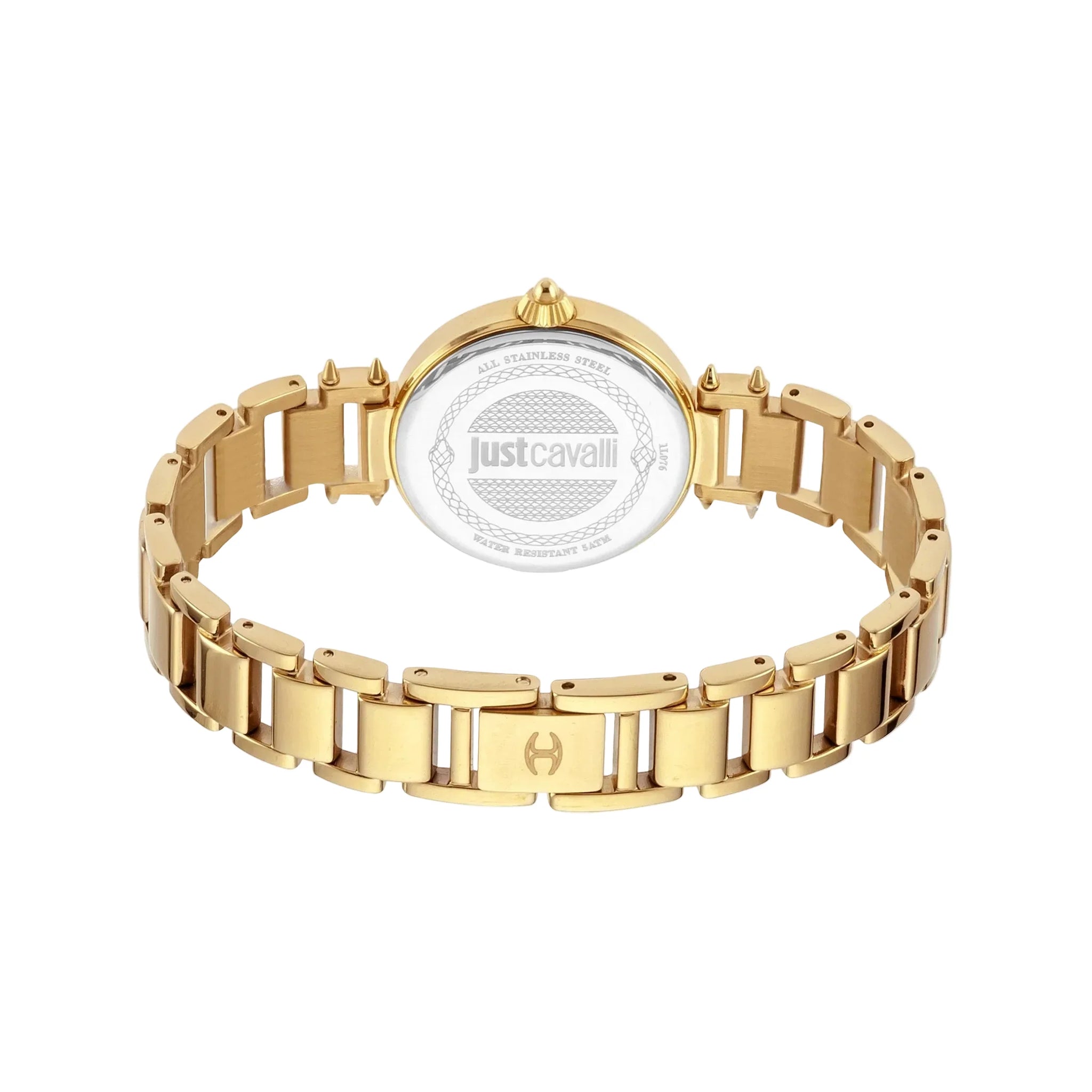 Just Cavalli Women's Gold Stainless Steel Watch, Silver Dial Jc1l076m0135
