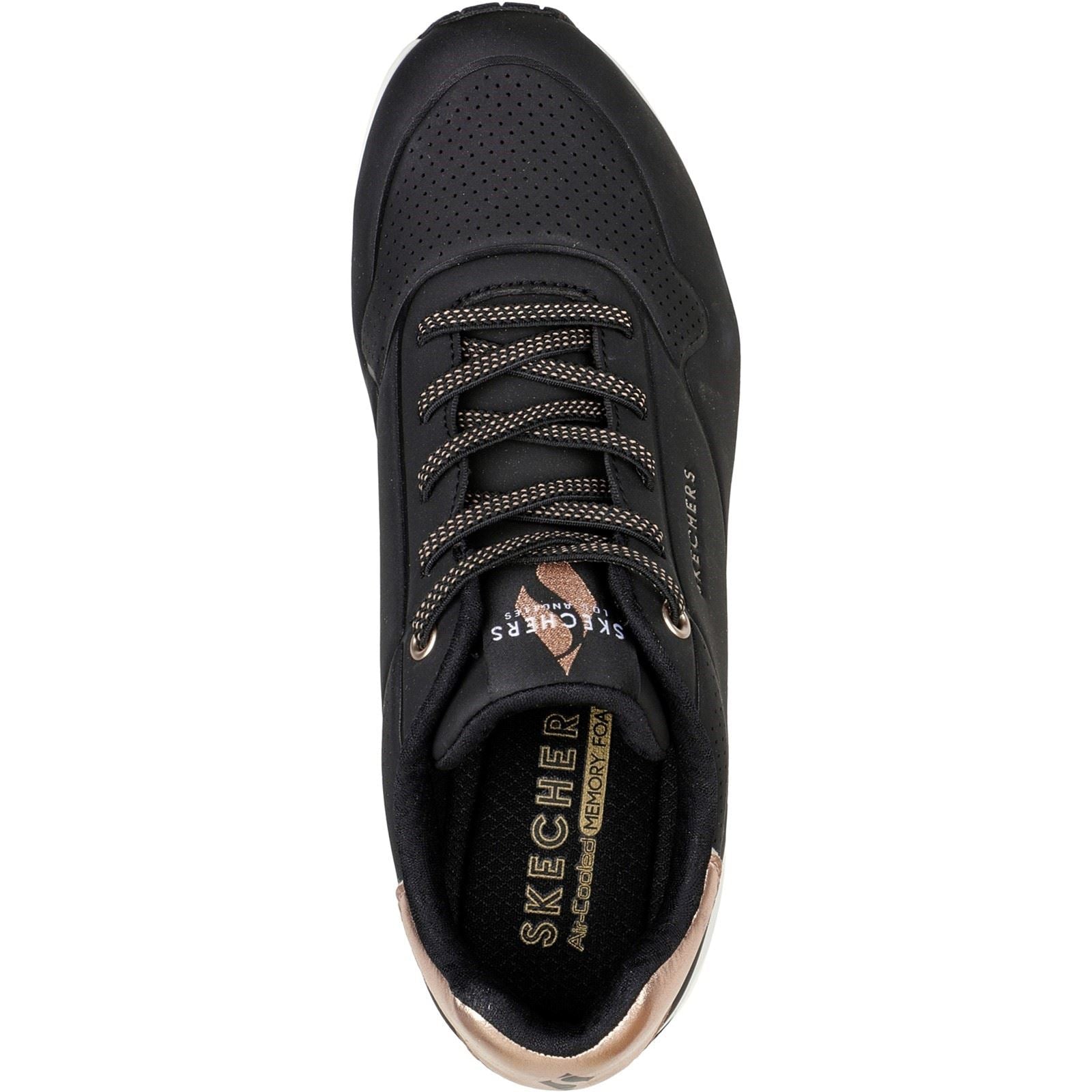 Skechers Women Trainers - Uno - Shimmer Away in 2 Colours, 3-8 - GAR155196