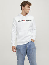 Jack & Jones Old Logo Sweat Hood For Men (JJECORP) in 3 Colours, Large