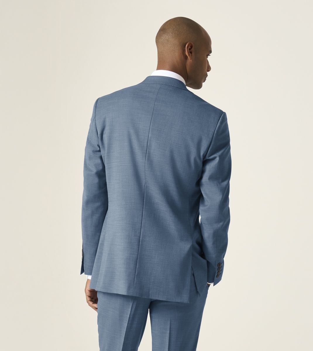 Skopes Lucien Suit Tailored Fit Jacket For Men in Teal Blue, 36S-62L