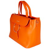 Z5B2 Women’s Charm Handbag - Orange