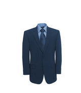 SKOPES Classic fit Wool Blend Suit Jacket in Navy stripe Size 64 to 72