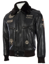 YBOB Men's Air Force Jacket - Black