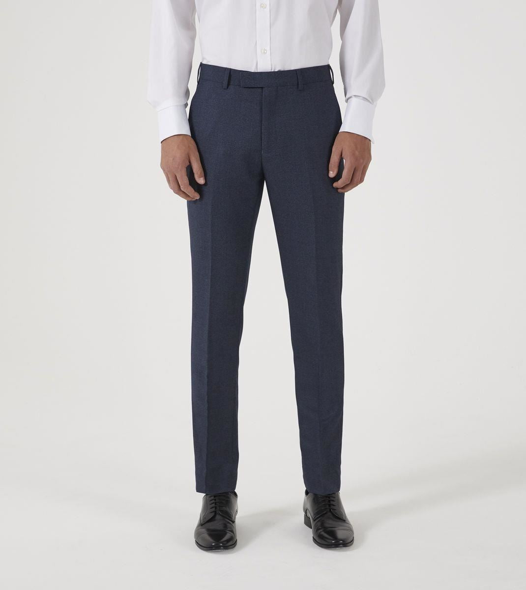 Skopes Men's Harcourt Slim Fit Suit Trouser in Blue Waist 30 to 46