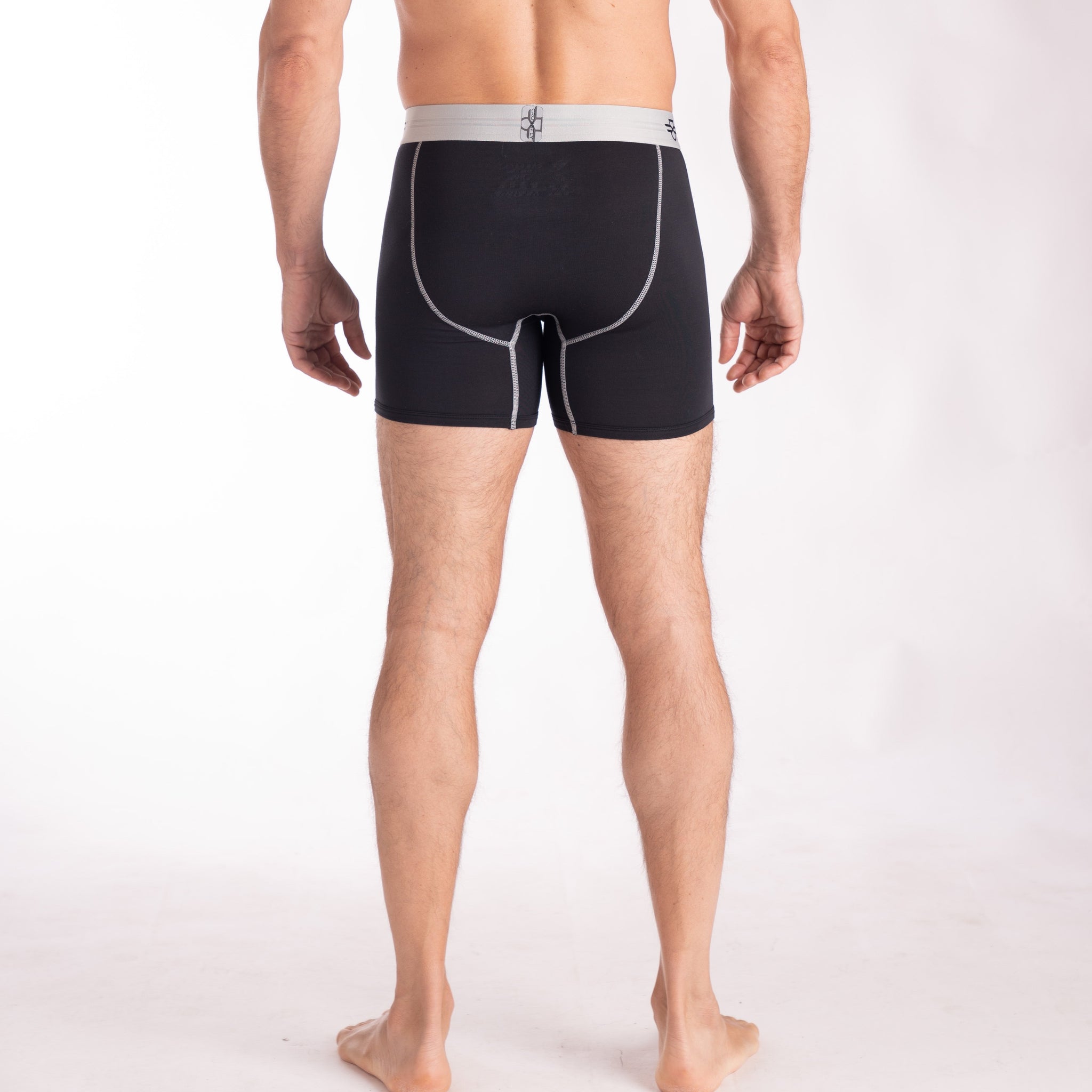 IKON X Men's 6" Boxers - Black/Silver