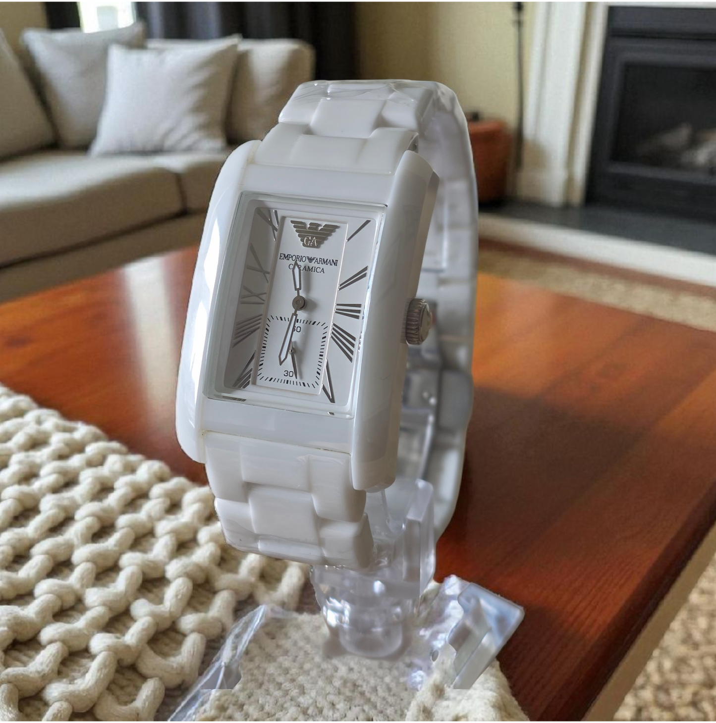 Emporio Armani watch AR1408 Square Men's