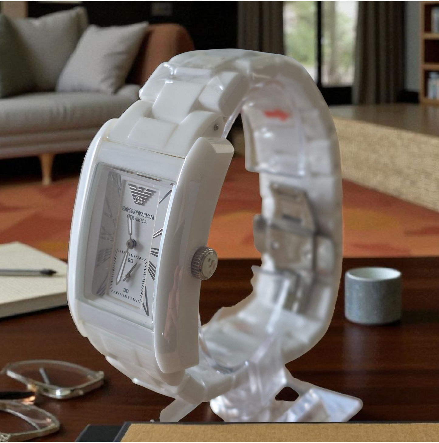 Emporio Armani watch AR1408 Square Men's