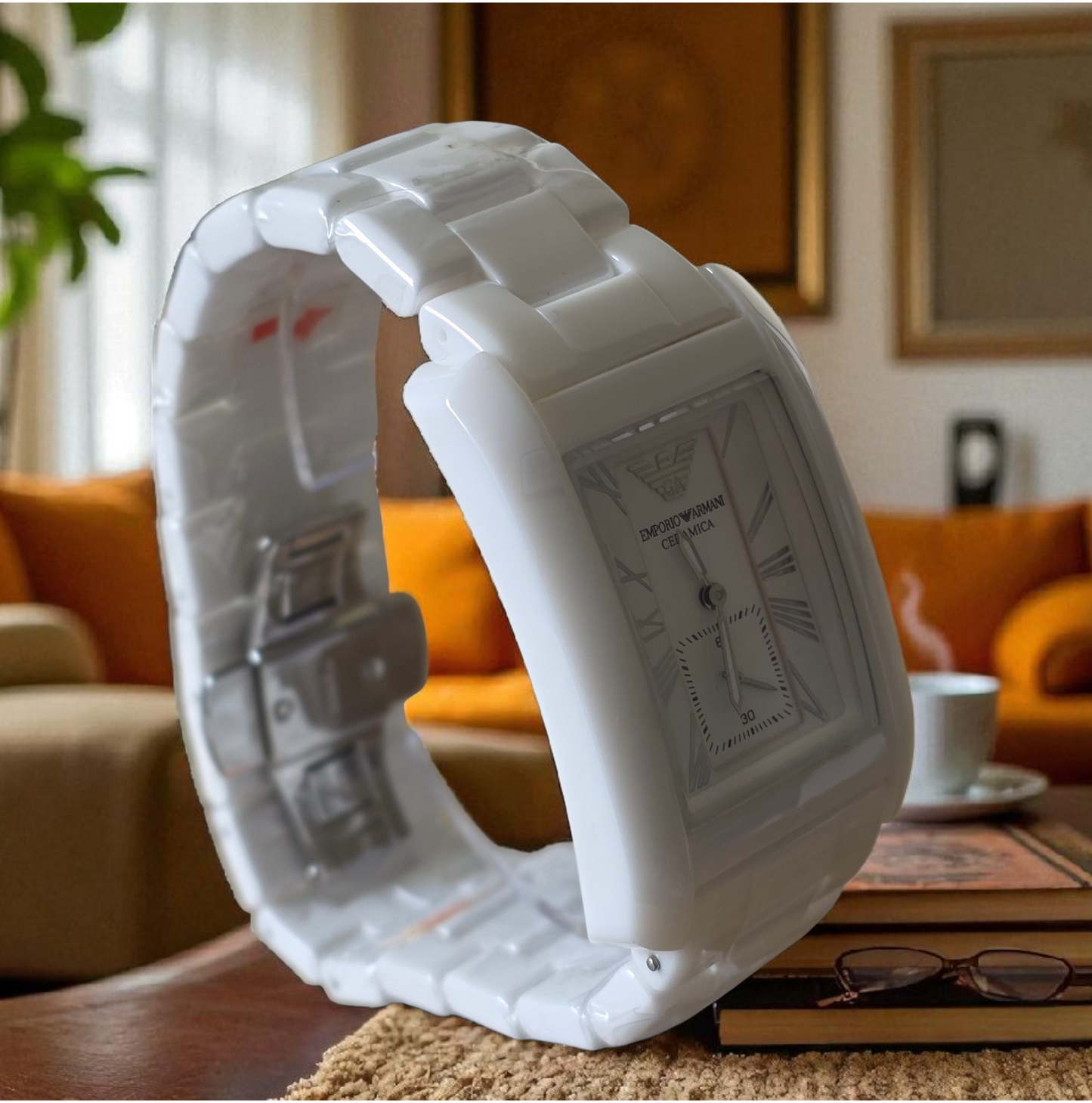 Emporio Armani watch AR1408 Square Men's