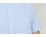 Double Two Men's Plus Size Oxford Casual Shirt in 3 Colour Options 2XL to 5XL (DTLS1109)