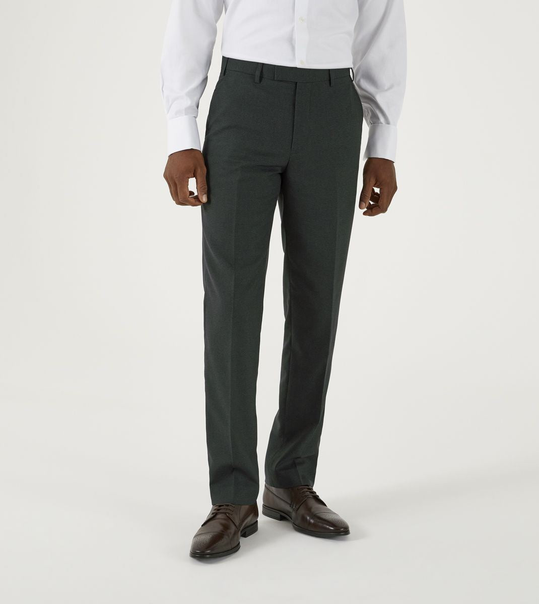 Skopes Harcourt Suit Trouser For Men's in Green, 28W to 52W