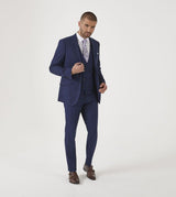 Skopes Men's Harcourt Slim Fit Suit Trouser in Navy Waist 30 to 46