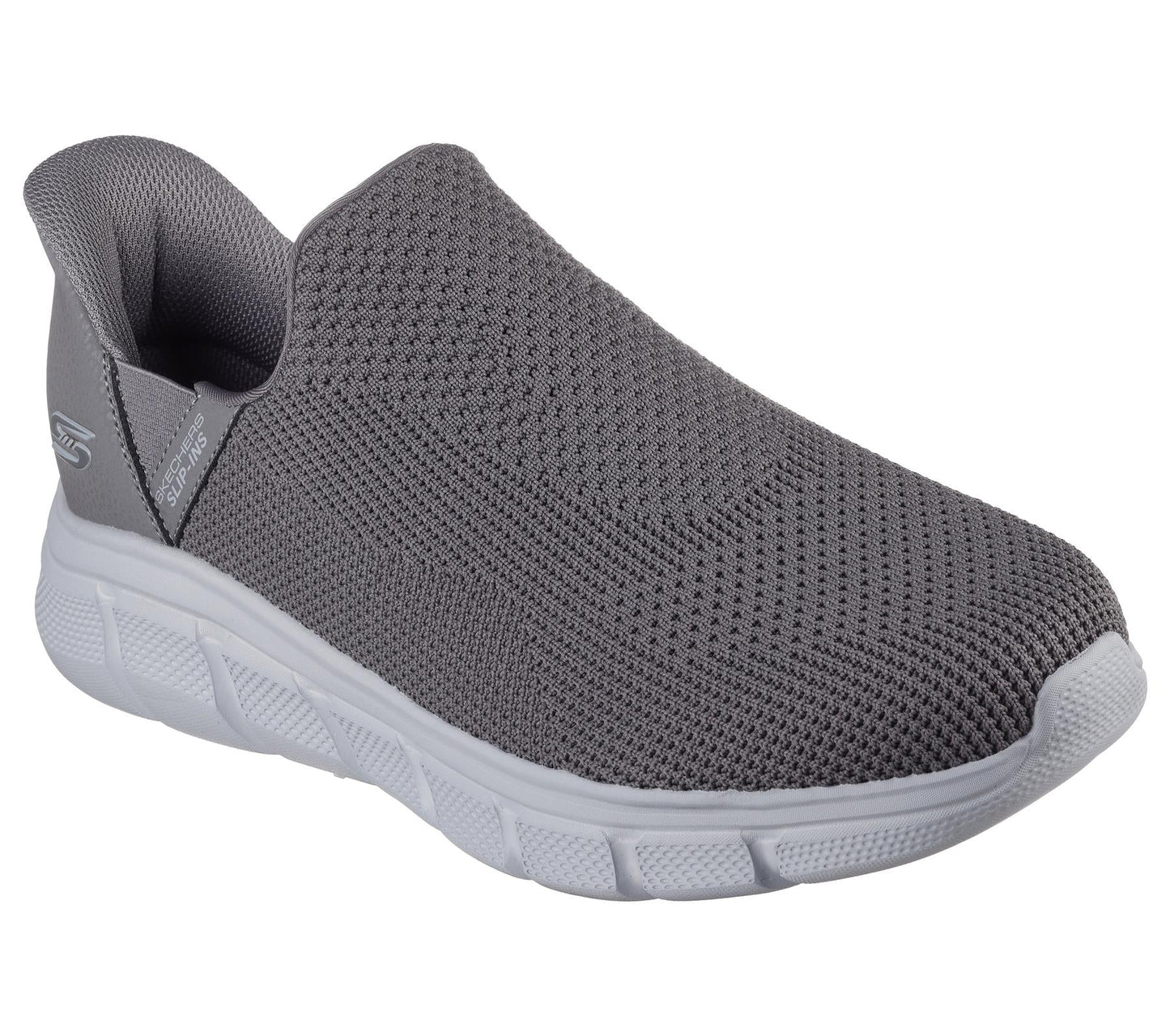 Skechers Slip On Shoe For Men BOBS Sport B Flex Resilient Slip-ins in Gray, 5.5-13
