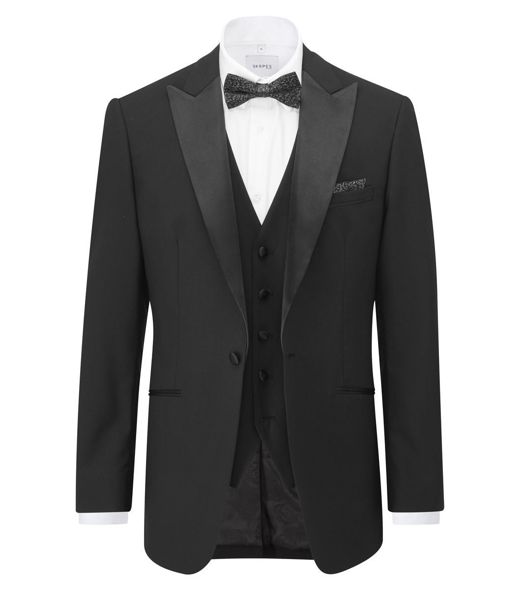 Skopes Barney Dinner Suit Jacket For Men's in Black, 34S to 52L