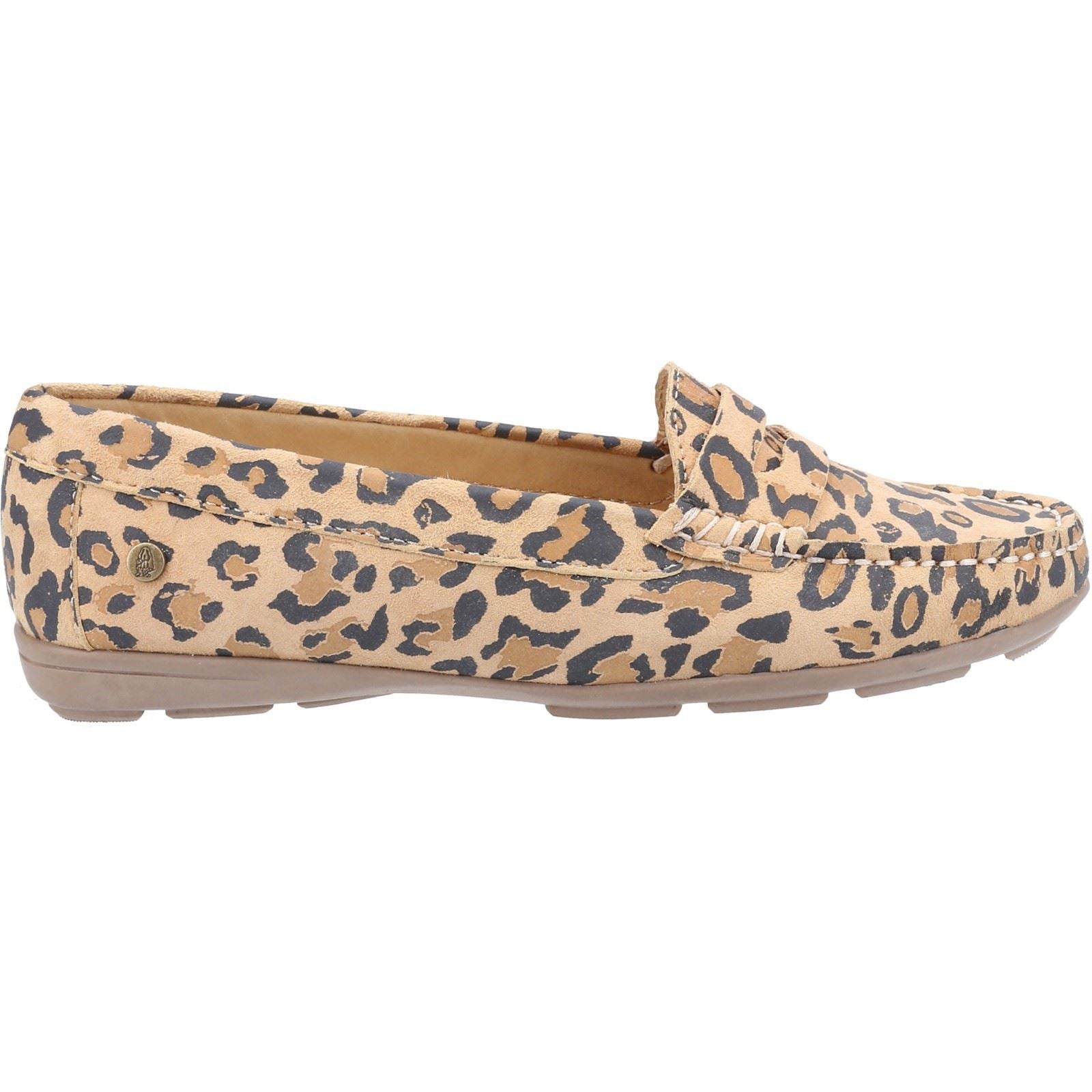 Hush Puppies Margot Slip Ons Ladies Shoes in Leopard
