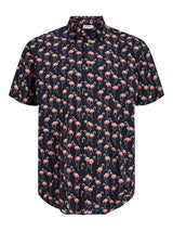 Jack & Jones (12240518) JORJAMES PALMA Short Sleeve Shirt in 3 Colour Options 1XL to 8XL