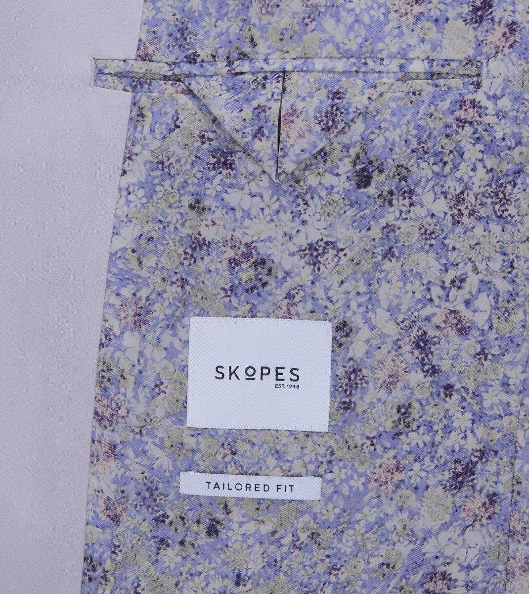 Skopes Beckett Suit Tailored Fit Jacket For Men in Lilac Pink, 36S-62L