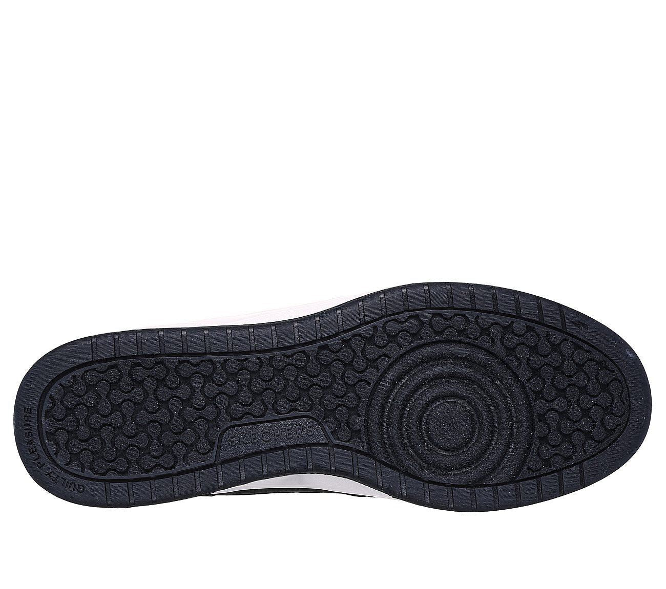 Skechers Men Trainer Shoes - Koopa - Volley Low Varsity in Black/White, 3-13