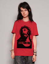 'Love Your Idols' T-Shirt in Red