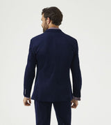 Skopes Atkinson Suit Tailored Fit Jacket For Men in Navy Blue Corduroy, 34S to 62L