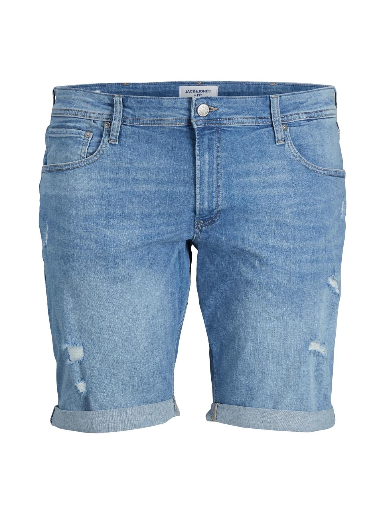 Jack & Jones Mens Plus Size Shorts in Lightwash