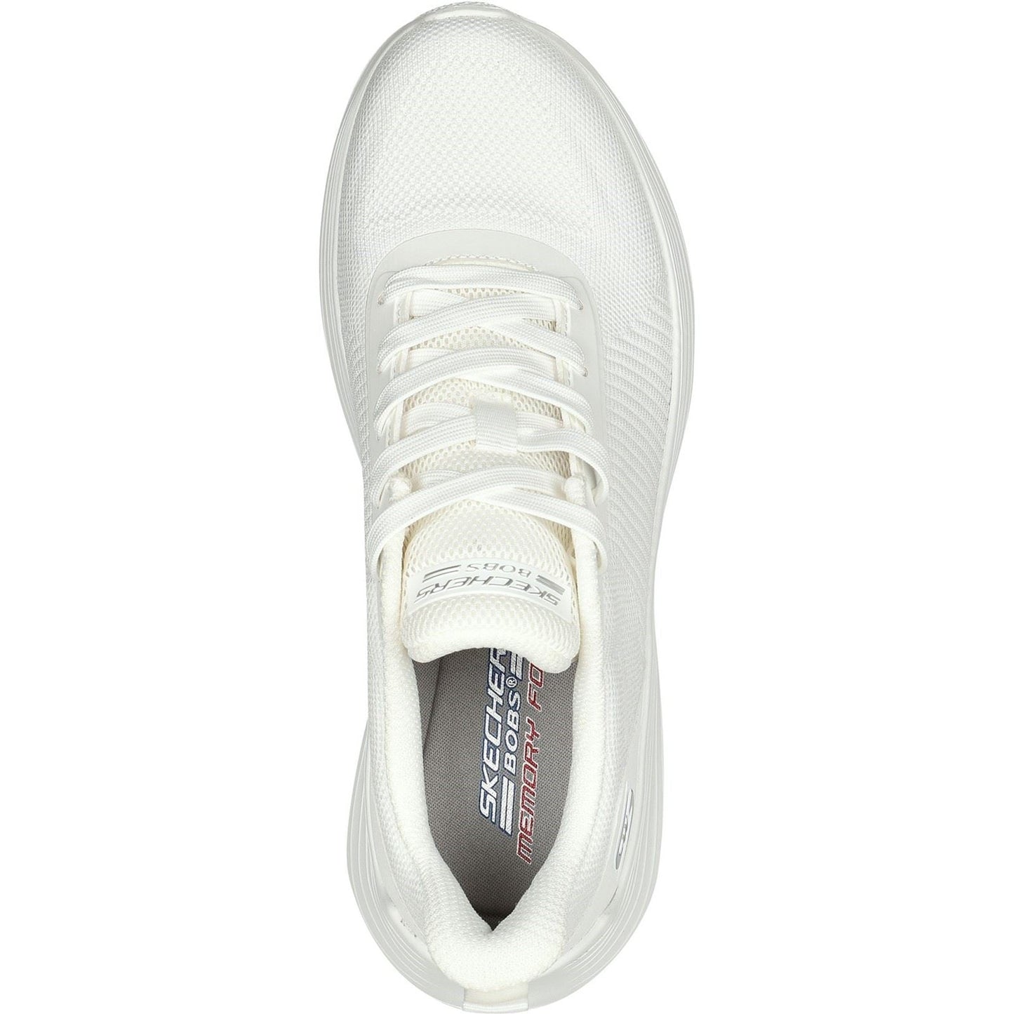 Skechers (GAR117470) Women's Bobs Squad Waves Shoes in Off White 3 to 8