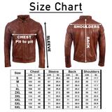 D4EN Men's Biker Jacket - Nevada Timber
