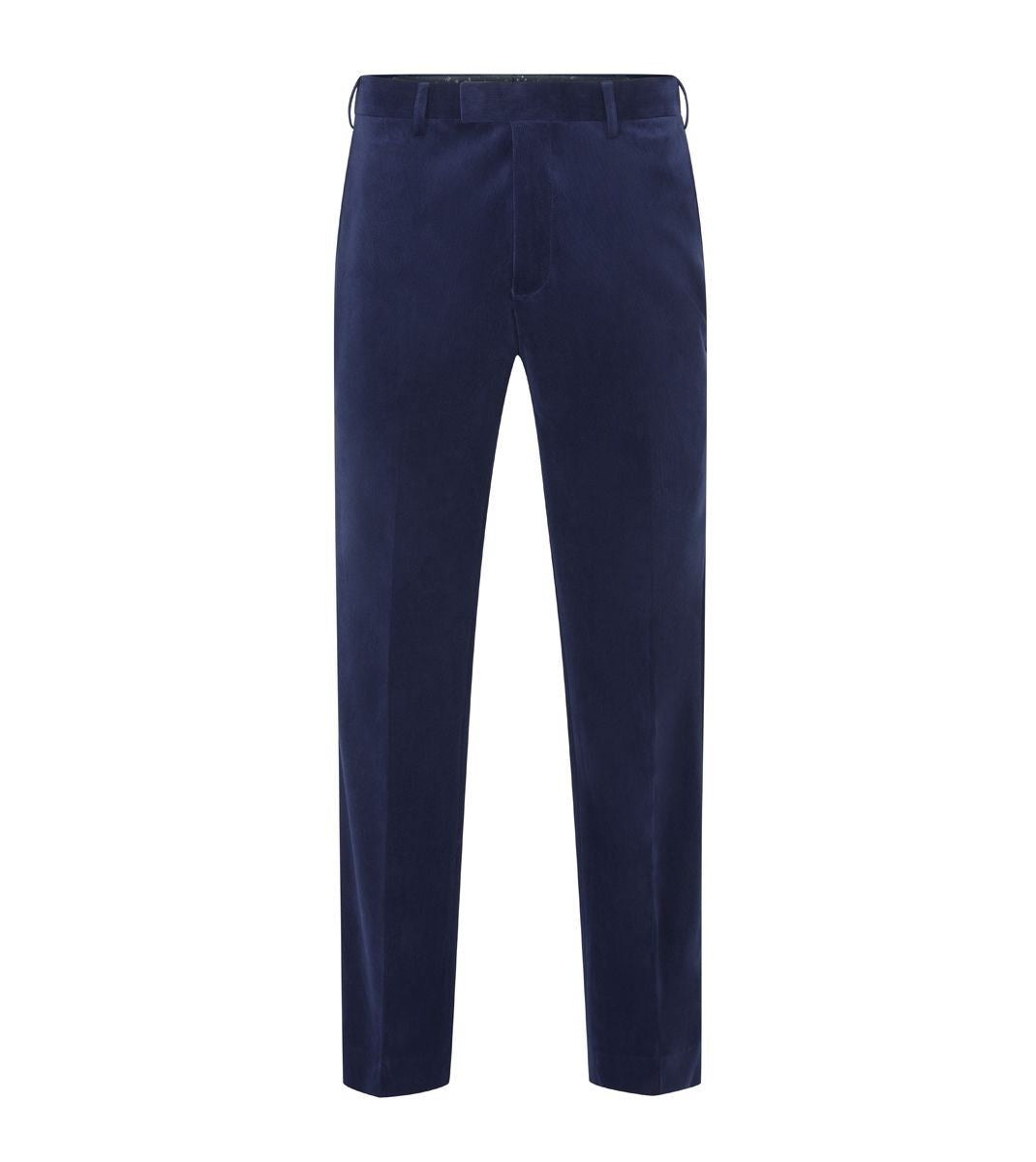 Skopes Atkinson Suit Tailored Fit Trousers For Men in Navy Blue Corduroy, 30W to 58W
