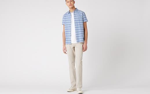 Wrangler Mens Texas Slim Stone Trousers