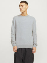 Jack & Jones Knit Crew Neck With Long Sleeves For Men (JJEGLOBE) in 6 Colours, L-XL