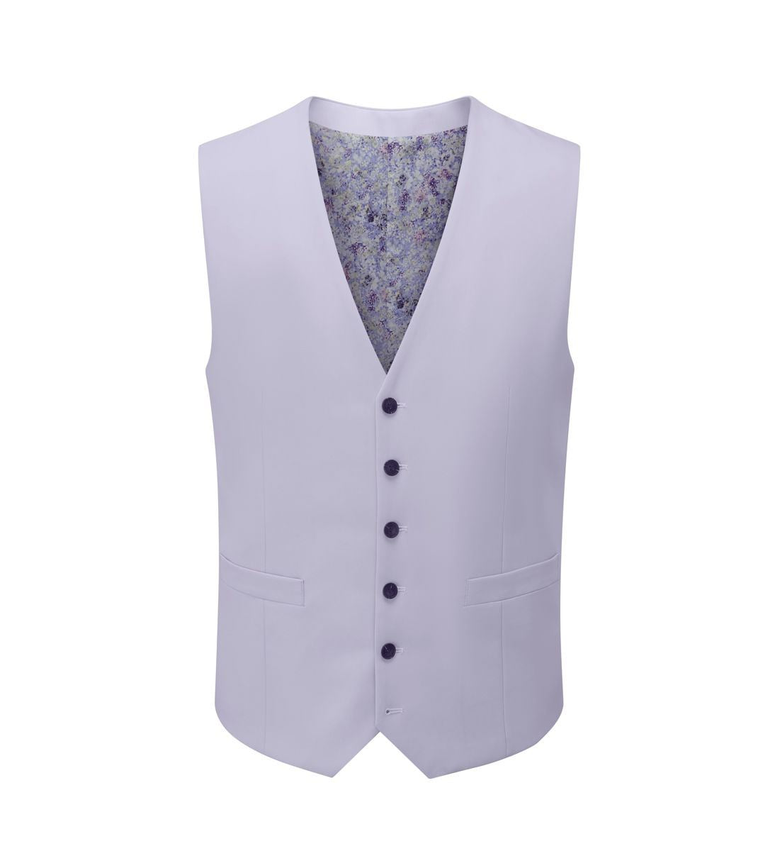 Skopes Beckett Suit Waistcoat For Men in Lilac Pink, 34R-62R
