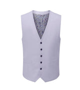 Skopes Beckett Suit Waistcoat For Men in Lilac Pink, 34R-62R