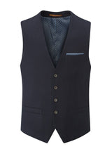 SKOPES Heritage Collection Mens Smart Casual Waistcoat (Berwick) in Navy