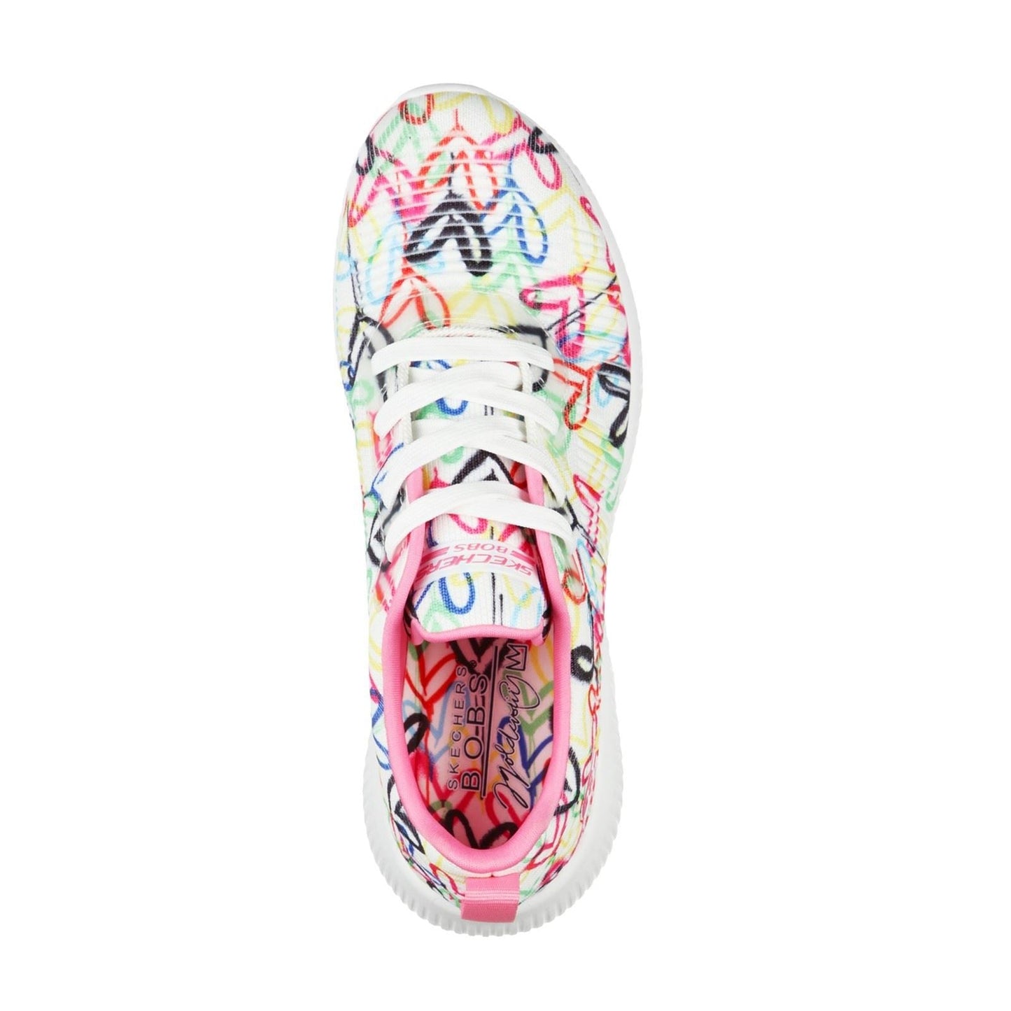 Skechers (GAR117092) Ladies Sports BOBS Squad Starry Love in UK 3 to 8