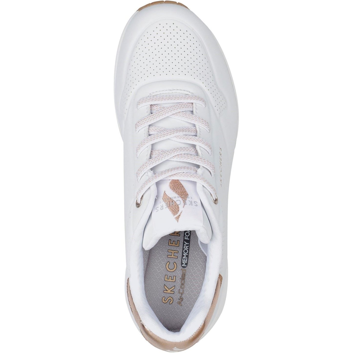 Skechers Women Trainers - Uno - Shimmer Away in 2 Colours, 3-8 - GAR155196