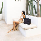 Clipa (Medium) Raffia Beach Tote Bag