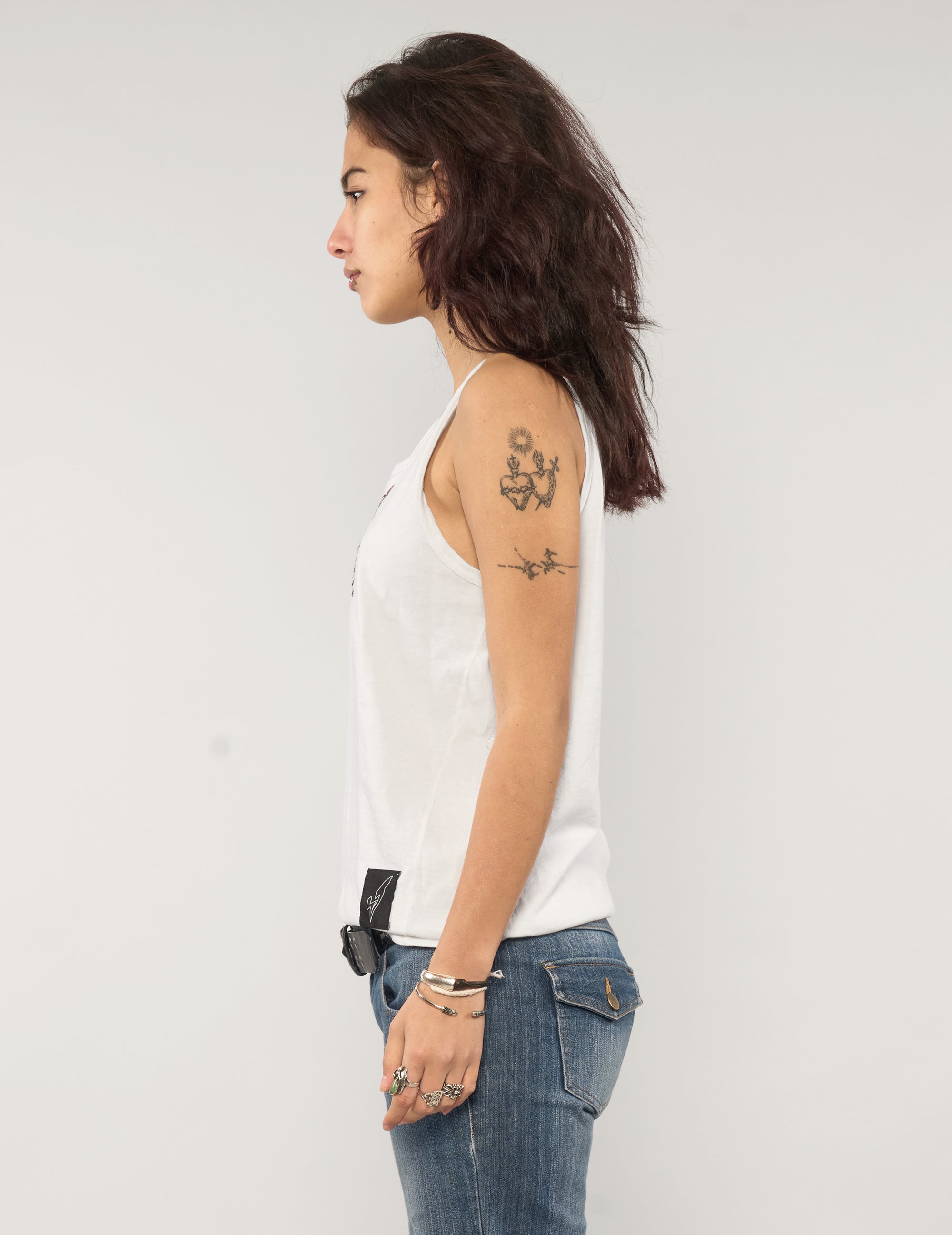 Vintage German Army Vest in White