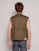 Tactical Gilet Jacket in Khaki