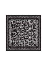 Helen Anthony Initial Twill Silk Scarf
