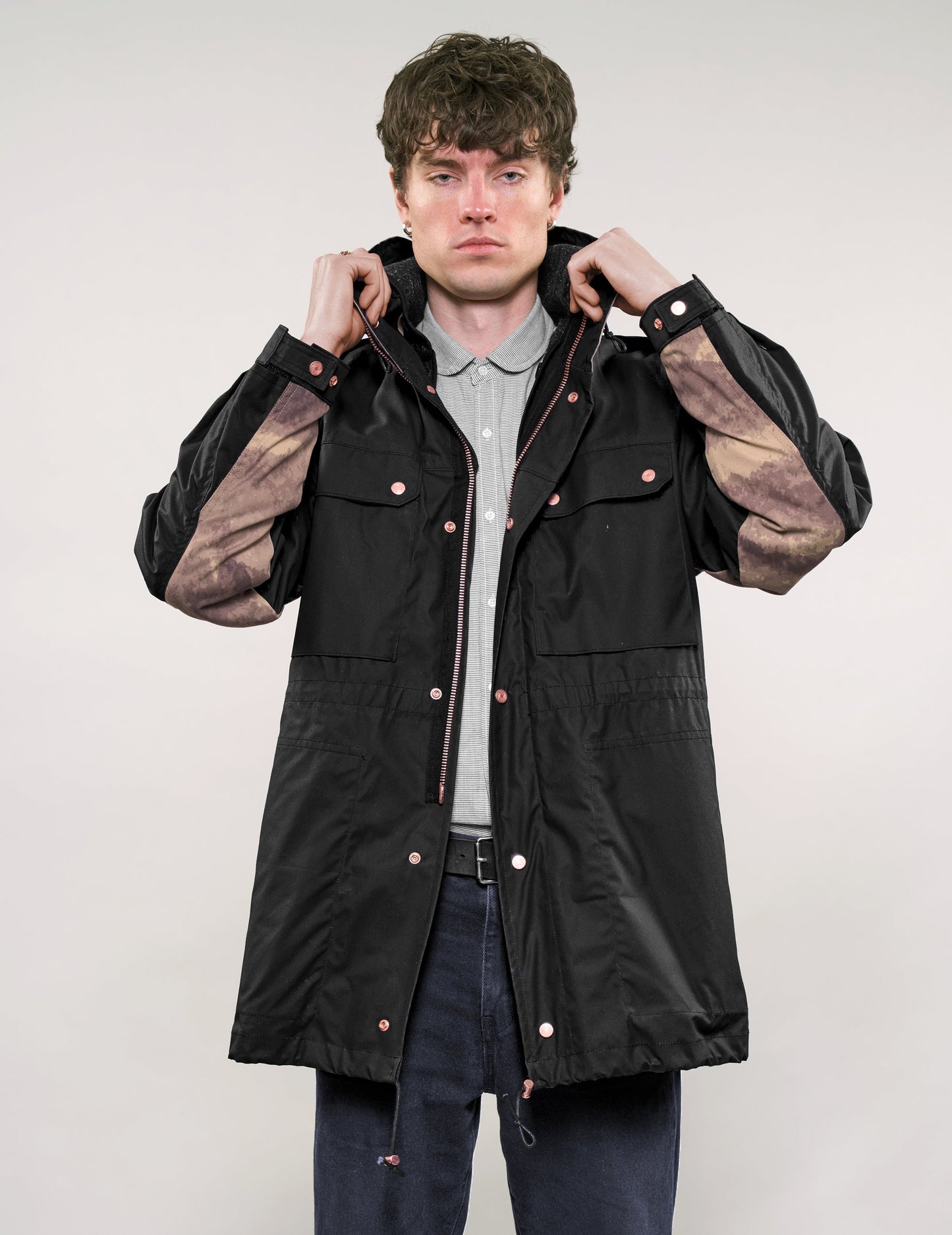 IMMORTAL Desert Parka Black / Camo Combo