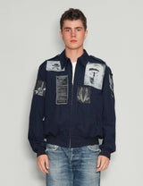 Patched RAF Jacket